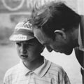 Андрей Лукьянов с тренером Игорем Сучилиным. Таганрог, 1994 г.
